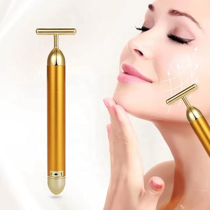 24K Gold Vibrating Facial Massager